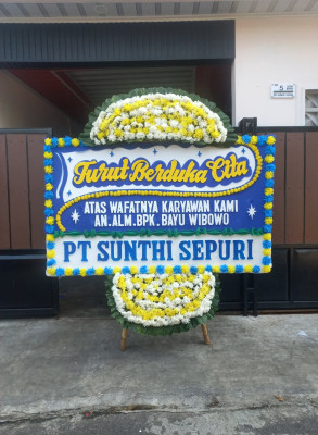Papan Bunga Duka di Tarafu